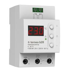 Thermostat for cooling and ventilation systems
